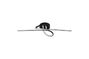 Lampor - EGLO SELVINA 1 takbelysning - svart/vit - 99323