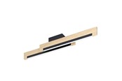 Lampor - EGLO CAMACHO ceiling lamp black/brown - 99292