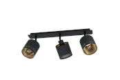 Lampor - EGLO ESTEPERRA spot - svart/svart, guld - 99278