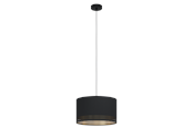 Lampor - EGLO ESTEPERRA pendlande belysning - svart/svart, guld - 99273
