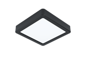 Lampor - EGLO FUEVA 5 Plafond - svart/vit - 99255