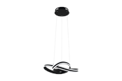 Lampor - EGLO CORREDERA pendlande belysning - svart/vit - 99249
