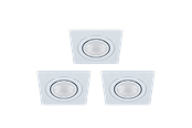 Lampor - EGLO AREITIO infälld belysning - borstad aluminium - 98637