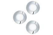Lampor - EGLO FUEVA 1 infälld belysning - krom/vit - 98635