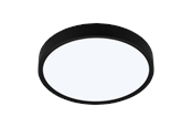 Lampor - EGLO MUSURITA takbelysning - svart/vit - 98604