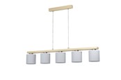 Lampor - EGLO CASTRALVO pendlande belysning - matt nickel, antikbrun/vit - 901291