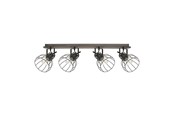 Lampor - EGLO SAMBATELLO spot - brun, silver/silver - 98137