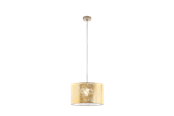 Lampor - EGLO VISERBELLA pendlande belysning - champagne/guld - 97643