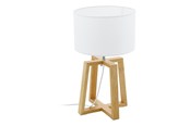 Lampor - EGLO CHIETINO 1 bordsbelysning - natur, krom/vit - 901293