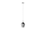 Lampor - EGLO MURMILLO pendlande belysning - krom/svart-transparent - 96773