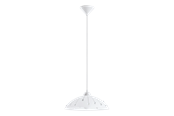 Lampor - EGLO VETRO pendlande belysning - vit/vit, klar - 96073