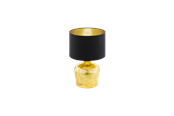 Lampor - EGLO MANALBA bordsbelysning - guld/svart, guld - 95386