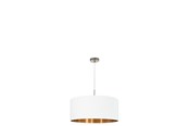 Lampor - EGLO PASTERI pendlande belysning - matt nickel/vit, koppar - 95045