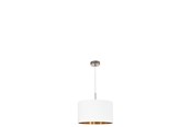 Lampor - EGLO PASTERI pendlande belysning - matt nickel/vit, koppar - 95044