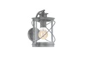 Lampor - EGLO HILBURN 1 Vägglampor - silverantik/transparent - 94866