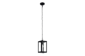 Lampor - EGLO ALAMONTE 1 pendlande belysning - svart/klar - 94788