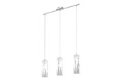 Lampor - EGLO RIVATO pendlande belysning - krom/vit, krom - 92741