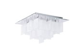 Lampor - EGLO CONDRADA 1 takbelysning - krom/vit - 92727