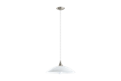 Lampor - EGLO LAZOLO pendlande belysning - matt nickel/vit lackerad - 91496