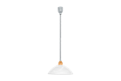 Lampor - EGLO LORD 2 pendlande belysning - silver, matt nickel, bok/vit - 87009