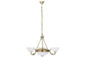 Lampor - EGLO SAVOY pendlande belysning - bronserad/vit - 82748