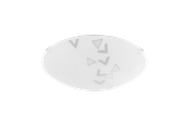 Lampor - EGLO MARS Vägg- och takbelysning - vit/design ”trekant” - 80263