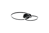Lampor - EGLO PALMAVES 2 ceiling lamp black - 75554