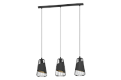Lampor - EGLO AUSTELL pendlande belysning - svart/svart, guld - 49448