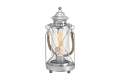Lampor - EGLO BRADFORD bordsbelysning - silverantik/klar - 49284