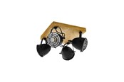 Lampor - EGLO GATEBECK spot - natur/svart - 49079