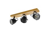 Lampor - EGLO GATEBECK spot - natur/svart - 44093