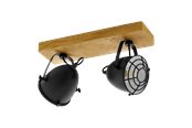 Lampor - EGLO GATEBECK spot - natur/svart - 44092
