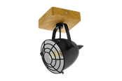 Lampor - EGLO GATEBECK spot - natur/svart - 44091