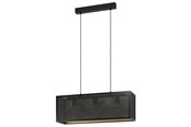 Lampor - EGLO SALLICANO pendant lamp black/gold - 43559