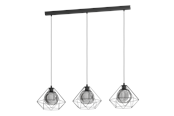 Lampor - EGLO VERNHAM long table pendant black - 43483