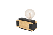 Lampor - EGLO LAYHAM table lamp black/brown - 43469