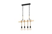Lampor - EGLO YOUNGSTOWN pendlande belysning - svart, brun - 43318