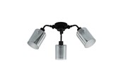 Lampor - EGLO FORESTBURG takbelysning - svart/svart-transparent - 43308