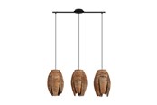 Lampor - EGLO MONGU 1 pendlande belysning - svart/brun - 43295