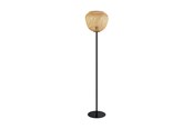 Lampor - EGLO DEMBLEBY golvlampor - svart/natur - 43264