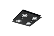 Lampor - EGLO GRATTINO ceiling lamp black - 33804