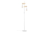 Lampor - EGLO TOWNSHEND golvlampor - vit/brun - 44083