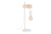 Lampor - EGLO TOWNSHEND bordsbelysning - vit/brun - 33163