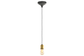 Lampor - EGLO YORTH pendlande belysning - svart-guld - 32537