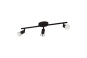 Lampor - EGLO BUZZ LED spotlight 3L black - 32431