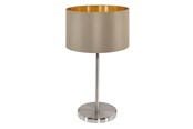 Lampor - EGLO MASERLO bordsbelysning - matt nickel/taupe, guld - 31629