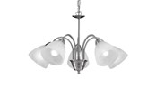 Lampor - EGLO PASTO pendlande belysning - matt nickel/vit - 13311