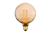 Glödlampor - EGLO LED-glödlampa LED G125 4,3W 1800K 3-stegs dimmning E27 - Amber E27 - 11983