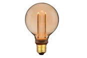 Glödlampor - EGLO LED-glödlampa LED G95 4,3W 1800K 3-stegs dimmning E27 - Amber E27 - 11982