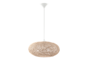 Lampor - EGLO CAMPILO pendlande belysning - vit/beige - 93374